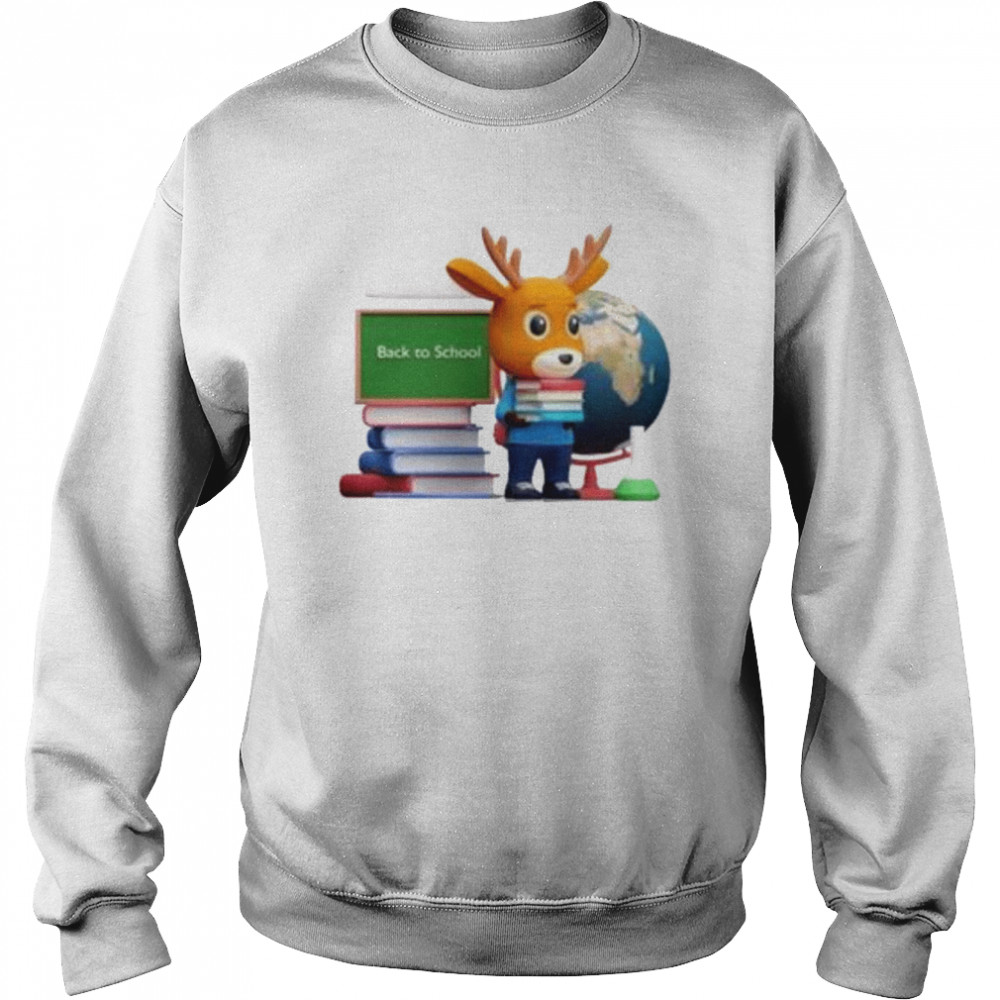 Deer student back to school  Unisex Sweatshirt