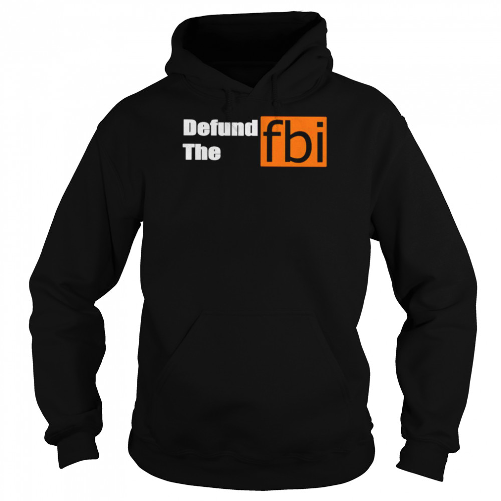 Defund the FBI the hub logo  Unisex Hoodie