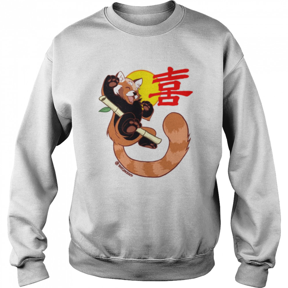 Design Of Joy Red Panda  Unisex Sweatshirt