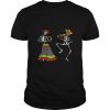 Dia De Los Muertos Dance Of Death Macabre Skeleton Halloween  Classic Men's T-shirt