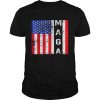 Donald Trump Maga American Flag Vote Trump 2024 T-Shirt Classic Men's T-shirt