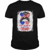 Don’t Blame Me I Voted For Trump Messy Bun US Flag Glasses T-Shirt Classic Men's T-shirt