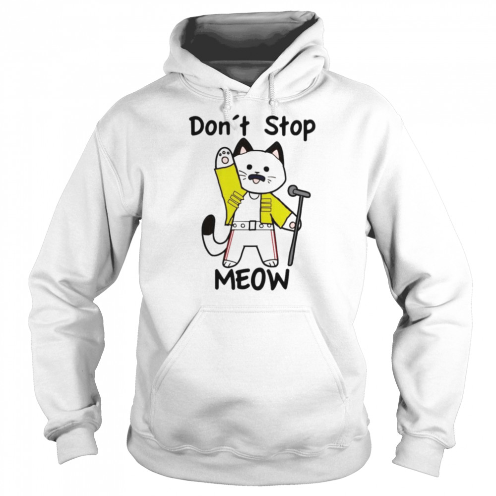 Don’t Stop Meow Freddie Mercury  Unisex Hoodie