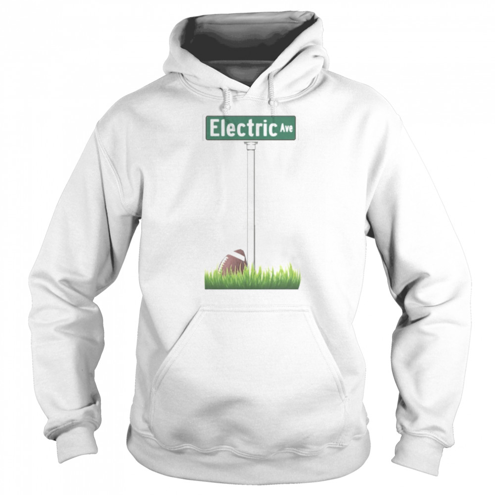 Electric Ave Football Shirt Unisex Hoodie