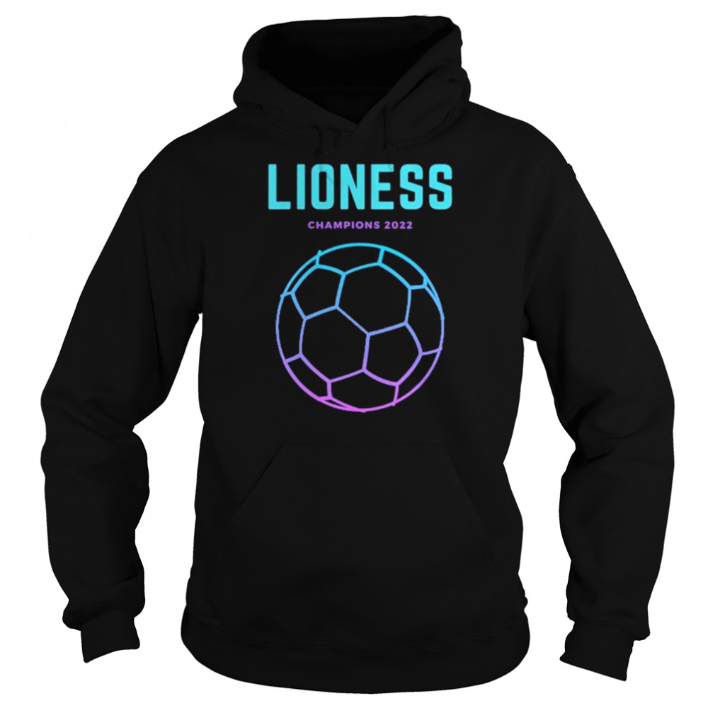 England Lionesses Womens Winning Chamionship Team 2022 T-Shirt Unisex Hoodie