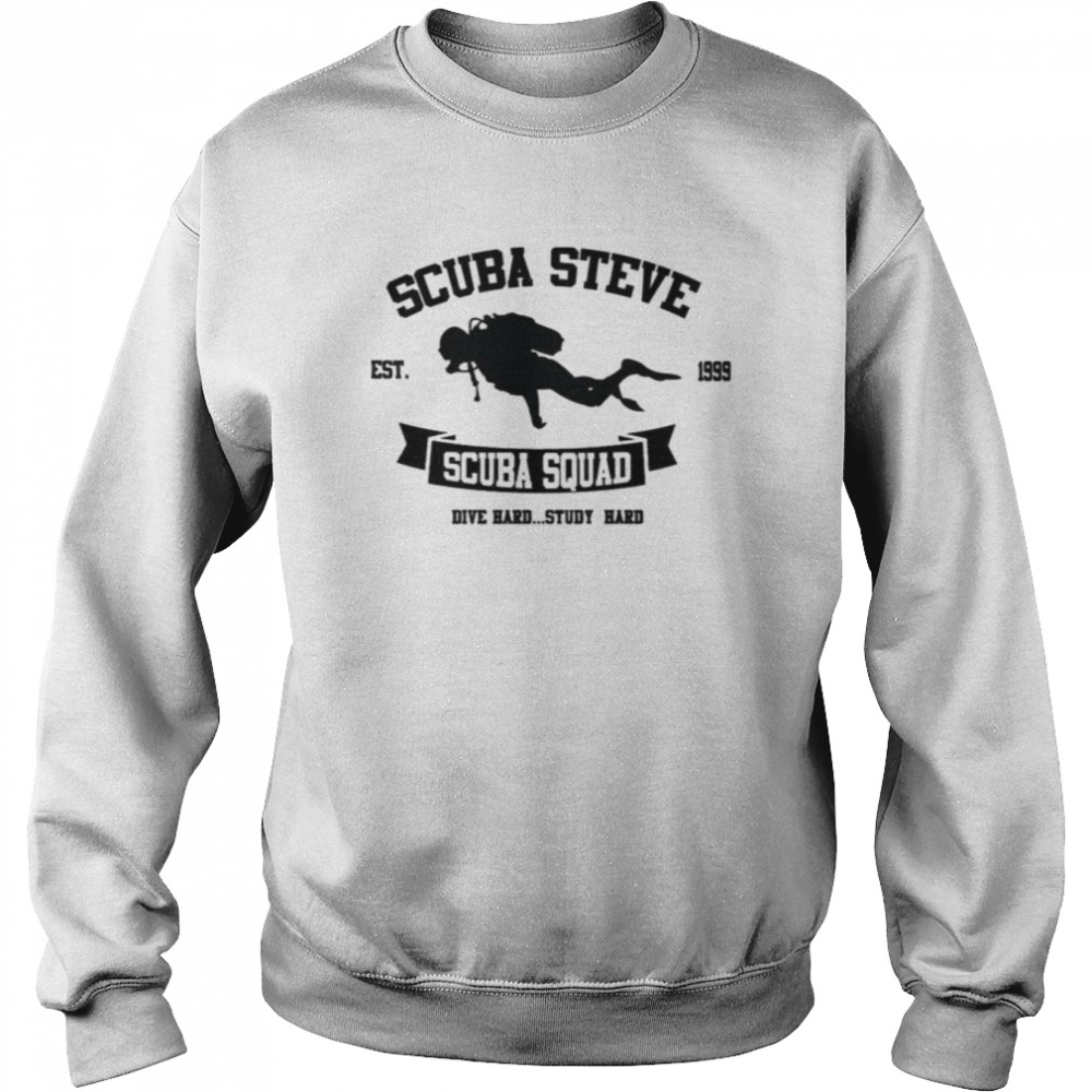 Est 1999 Steve Squad Scuba Diving  Unisex Sweatshirt