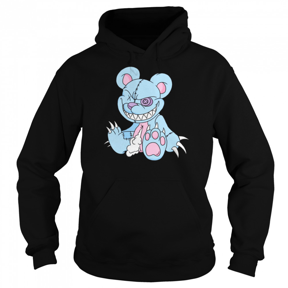 Evil Bear Scary Bear  Unisex Hoodie