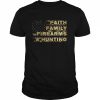 Faith Family Fireams and Hunting American flag  Classic Men's T-shirt