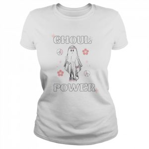 Flower Ghost Halloween T-Shirt Classic Women's T-shirt