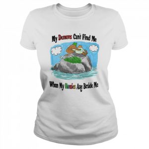 Frog My Demons Can’t Find Me When My Homies Are Beside me  Classic Women's T-shirt