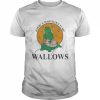 Frog Riding Turtle Having A Marvelous Time Wallows  Classic Men's T-shirt