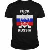 Fuck Russia Putin Russia Flag  Classic Men's T-shirt