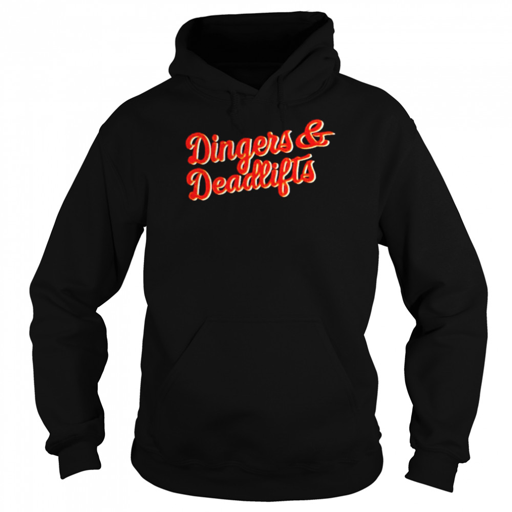 Gabe Kapler Dingers and Deadlifts T- Unisex Hoodie