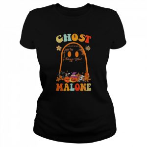 Ghost Malone Fall Season Halloween T-Shirt Classic Women's T-shirt