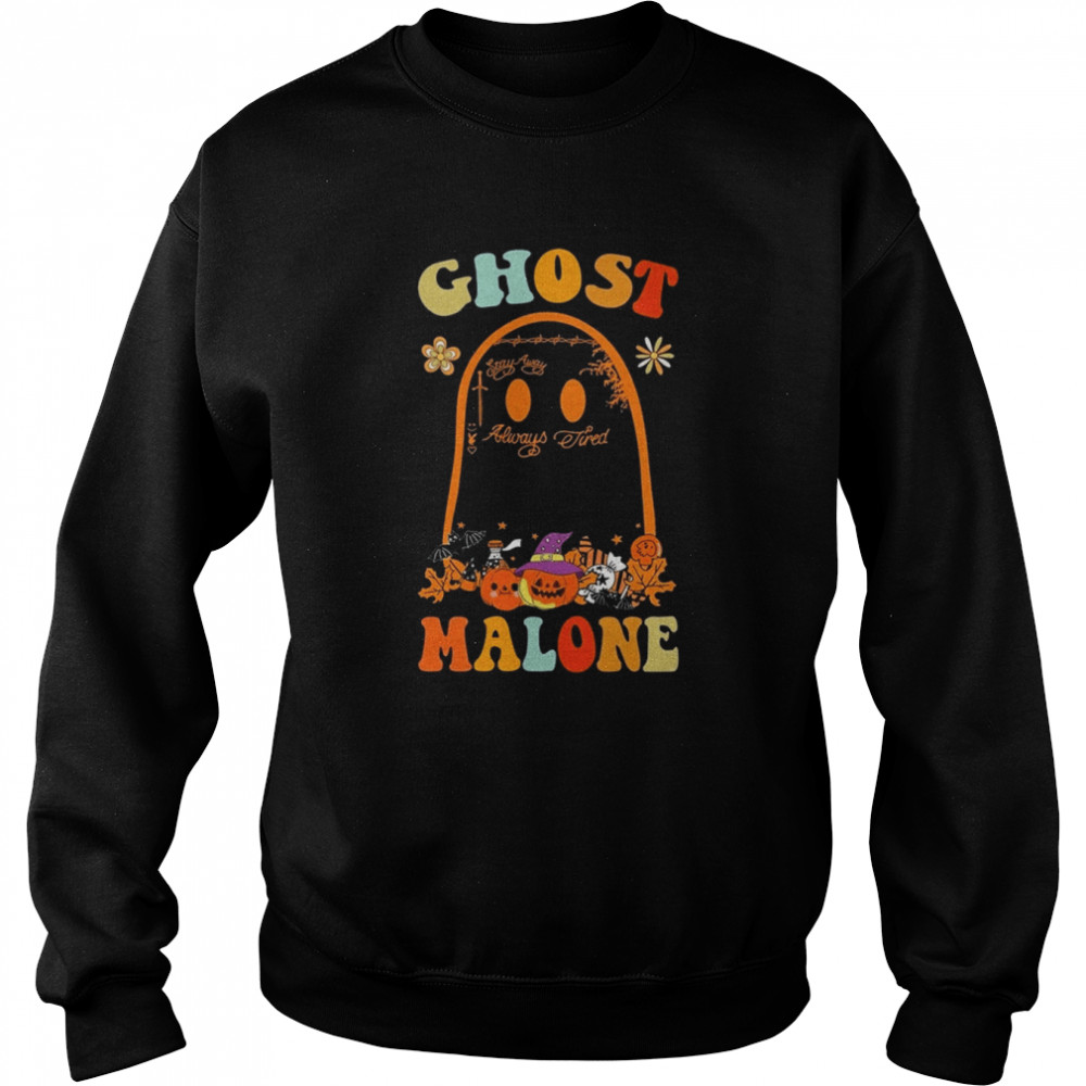 Ghost Malone Fall Season Halloween T-Shirt Unisex Sweatshirt