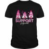 Gnome Support Squad Breast Cancer Awareness Pink Tie Dye T-Shirt Classic Men's T-shirt