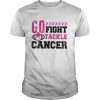 Go fight tackle cancer football breast cancer awareness  Classic Men's T-shirt