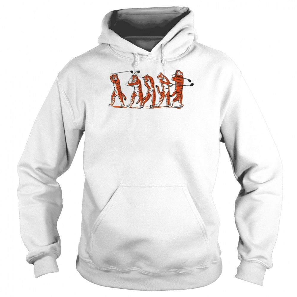 Golf tiger swing T- Unisex Hoodie