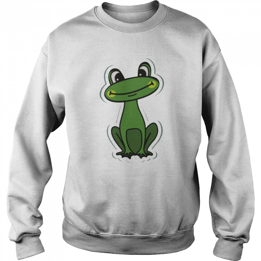 Green Frog Garf Chibi  Unisex Sweatshirt