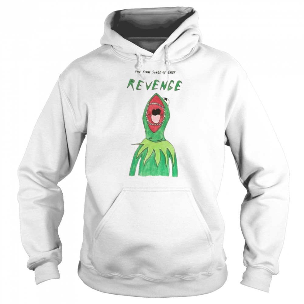 Green frog the final stage of grief revenge  Unisex Hoodie