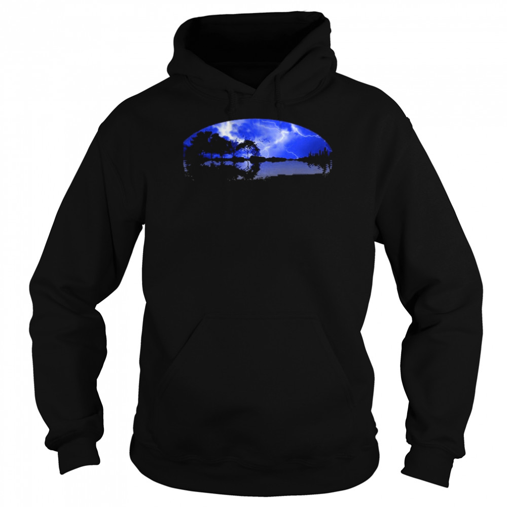 Guitar Thunderstorm City Skyline Lightning Special Shirt Unisex Hoodie