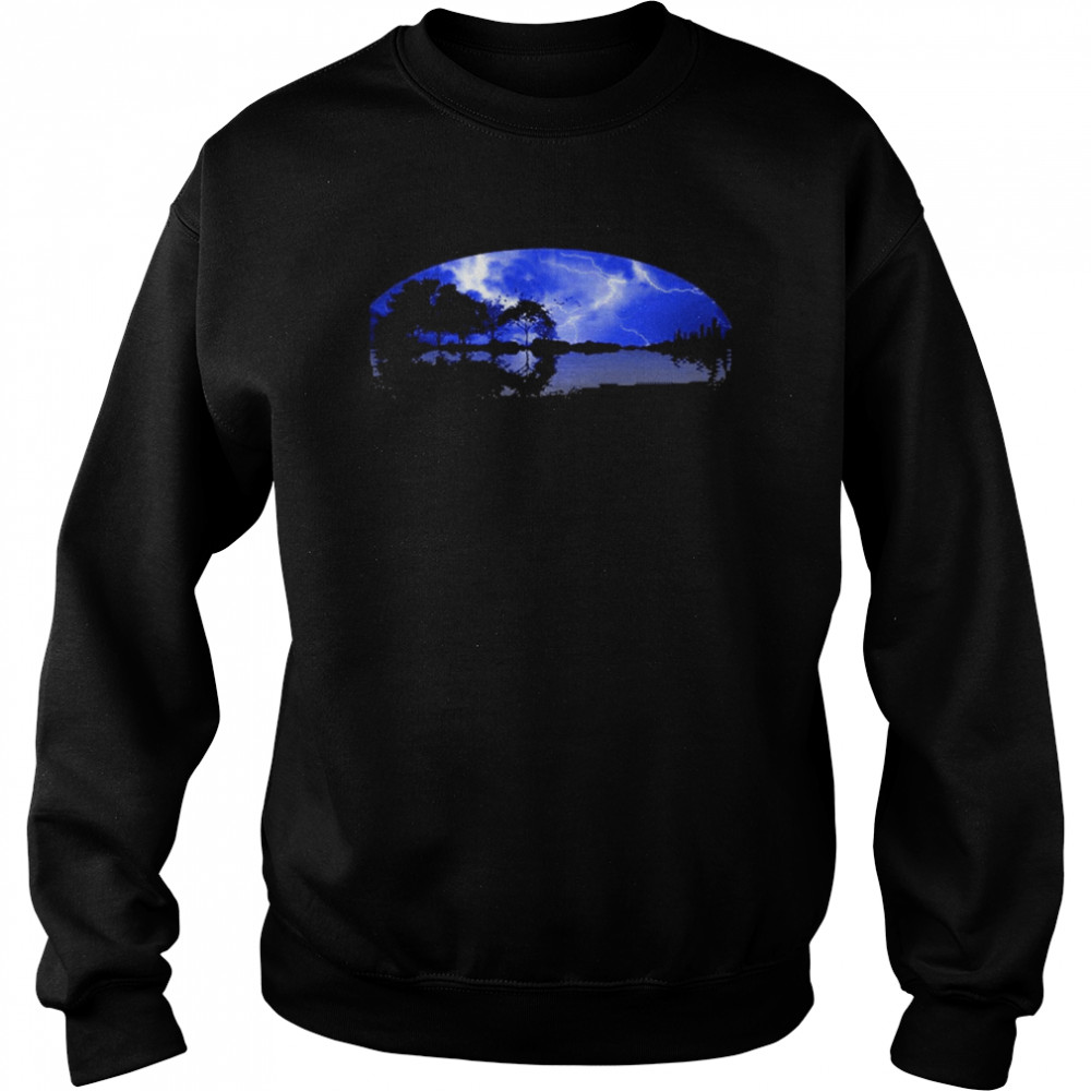 Guitar Thunderstorm City Skyline Lightning Special Shirt Unisex Sweatshirt