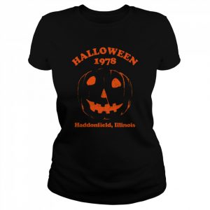 Halloween 1978 Holiday Spooky Myers Pumpkin Haddonfield  Classic Women's T-shirt