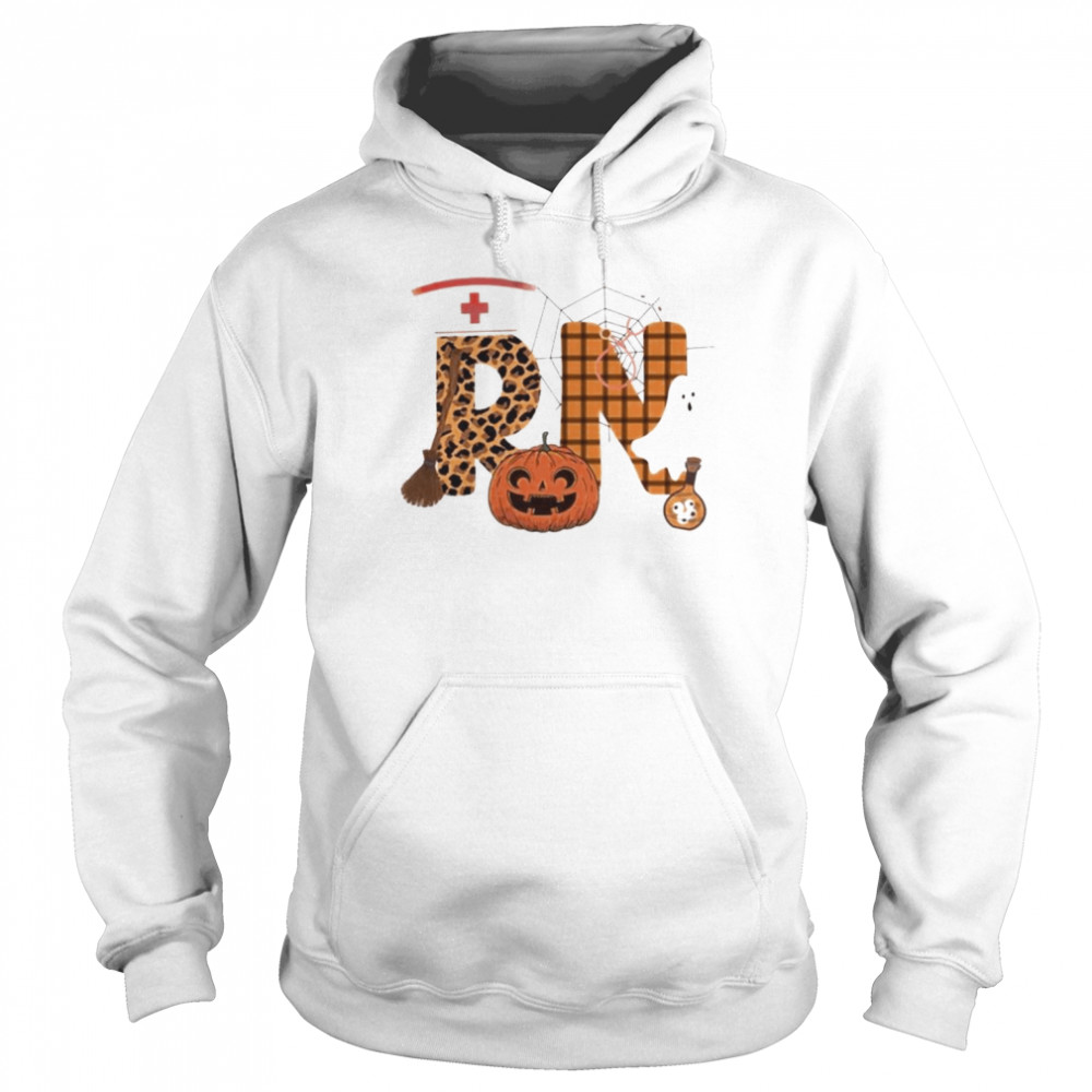 Halloween RN Nurse T-Shirt Unisex Hoodie