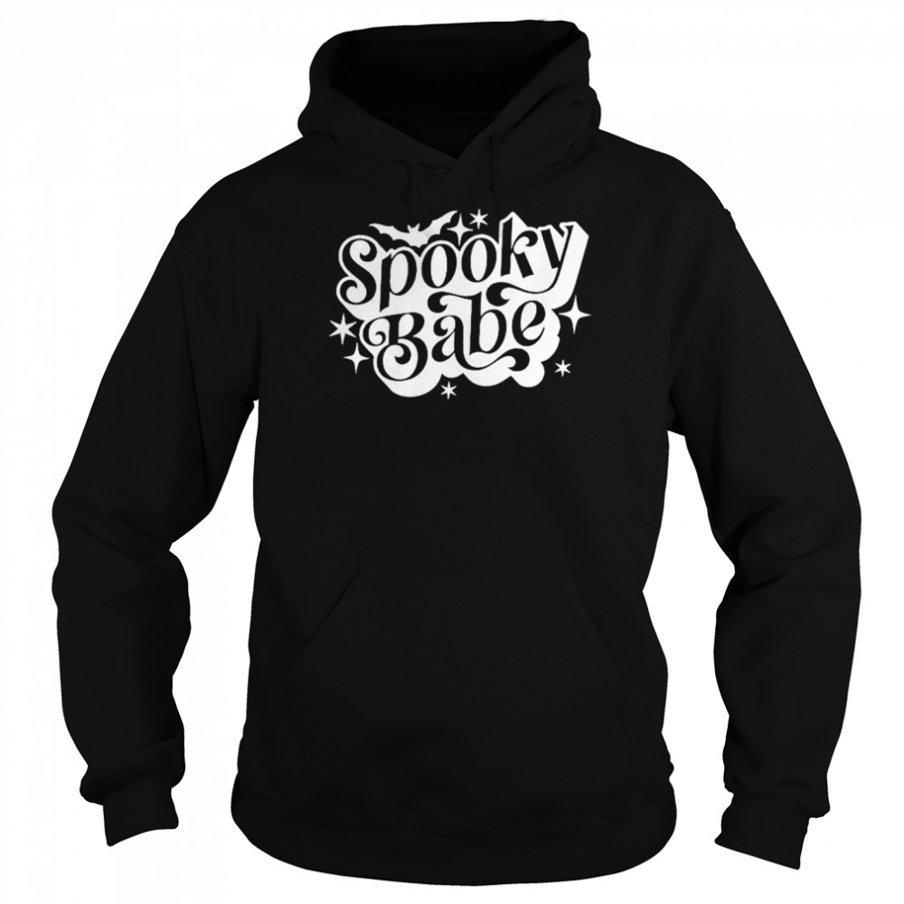 Halloween Spooky Babe Shirt Unisex Hoodie