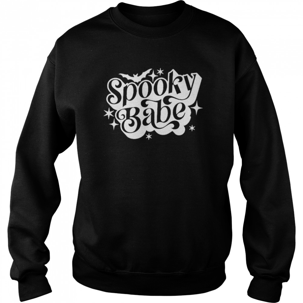 Halloween Spooky Babe Shirt Unisex Sweatshirt