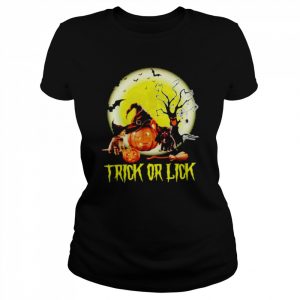 Halloween cat trick or lick  Classic Women's T-shirt