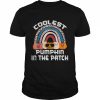 Halloween coolest pumpkin in the patch rainbow pumpkin ghost  Classic Men's T-shirt