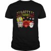 Happy Hallothanksmas Halloween Gnomes Thanksgiving Christmas T-Shirt Classic Men's T-shirt