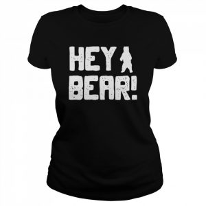 Hey Bear Hiking Outdoors Black Grizzly Bear Survival T-Shirt Classic Women's T-shirt