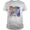 Highland Cow Shirt 4th Of July  Classic Men's T-shirt