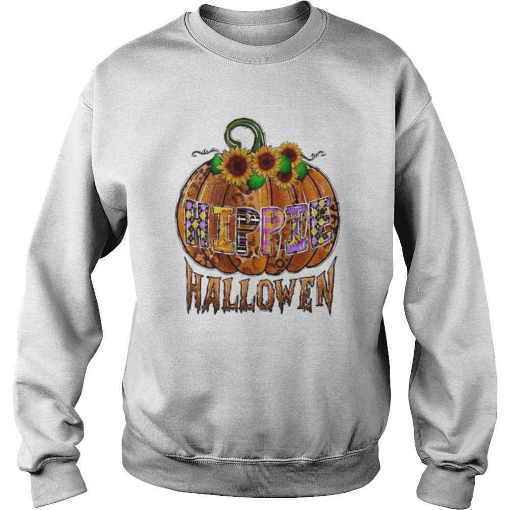 Hippie halloween pumpkin 2022  Unisex Sweatshirt