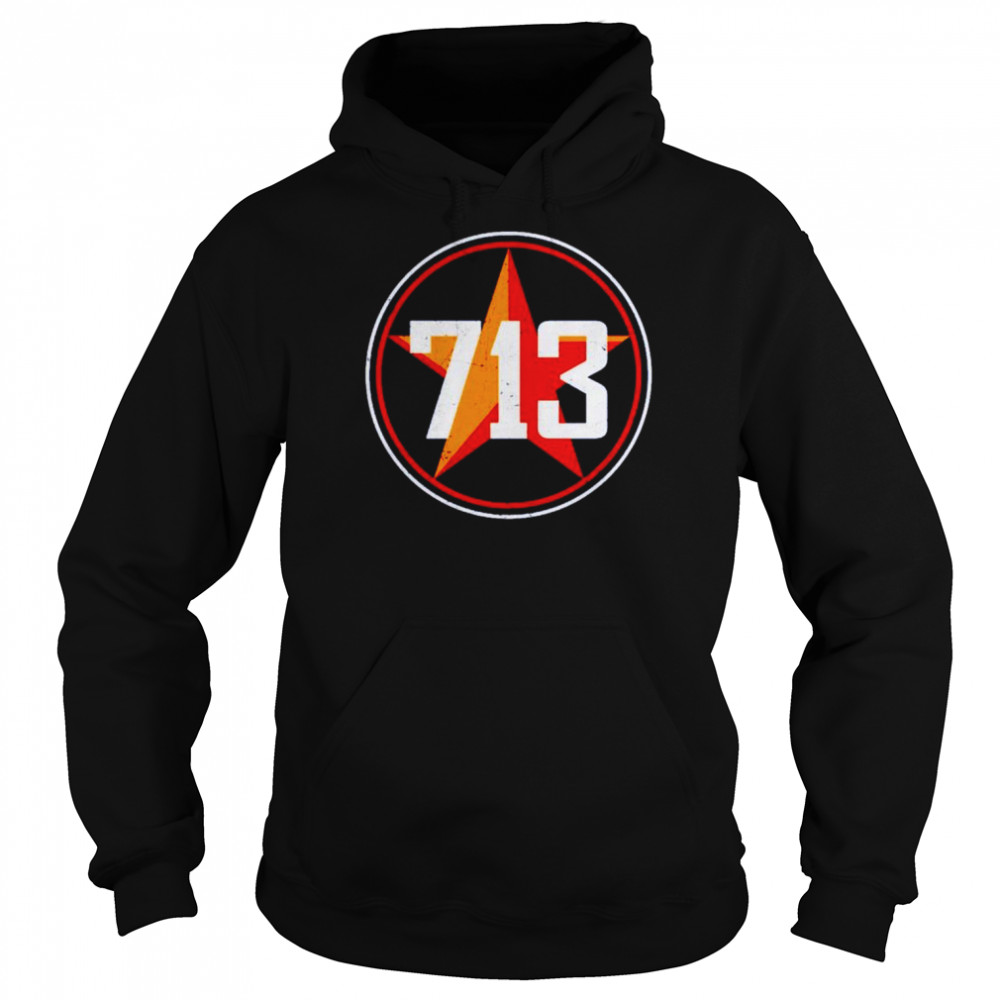 Houston Texas 713 star  Unisex Hoodie