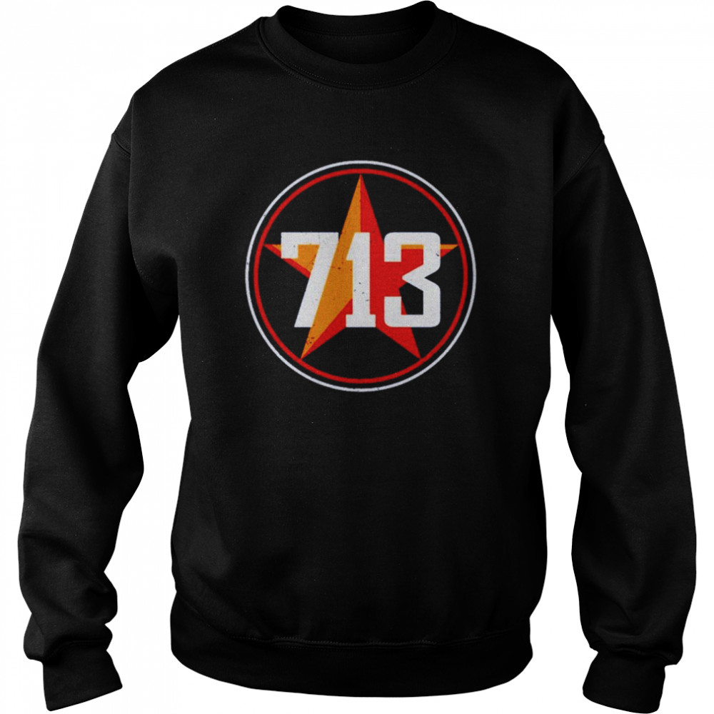 Houston Texas 713 star  Unisex Sweatshirt