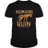 Humans Ruin Everything Tasmanian Tiger Vintage  Classic Men's T-shirt