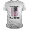 Husband Of A Warrior Breast Cancer Awareness Support T-Shirt Classic Men's T-shirt