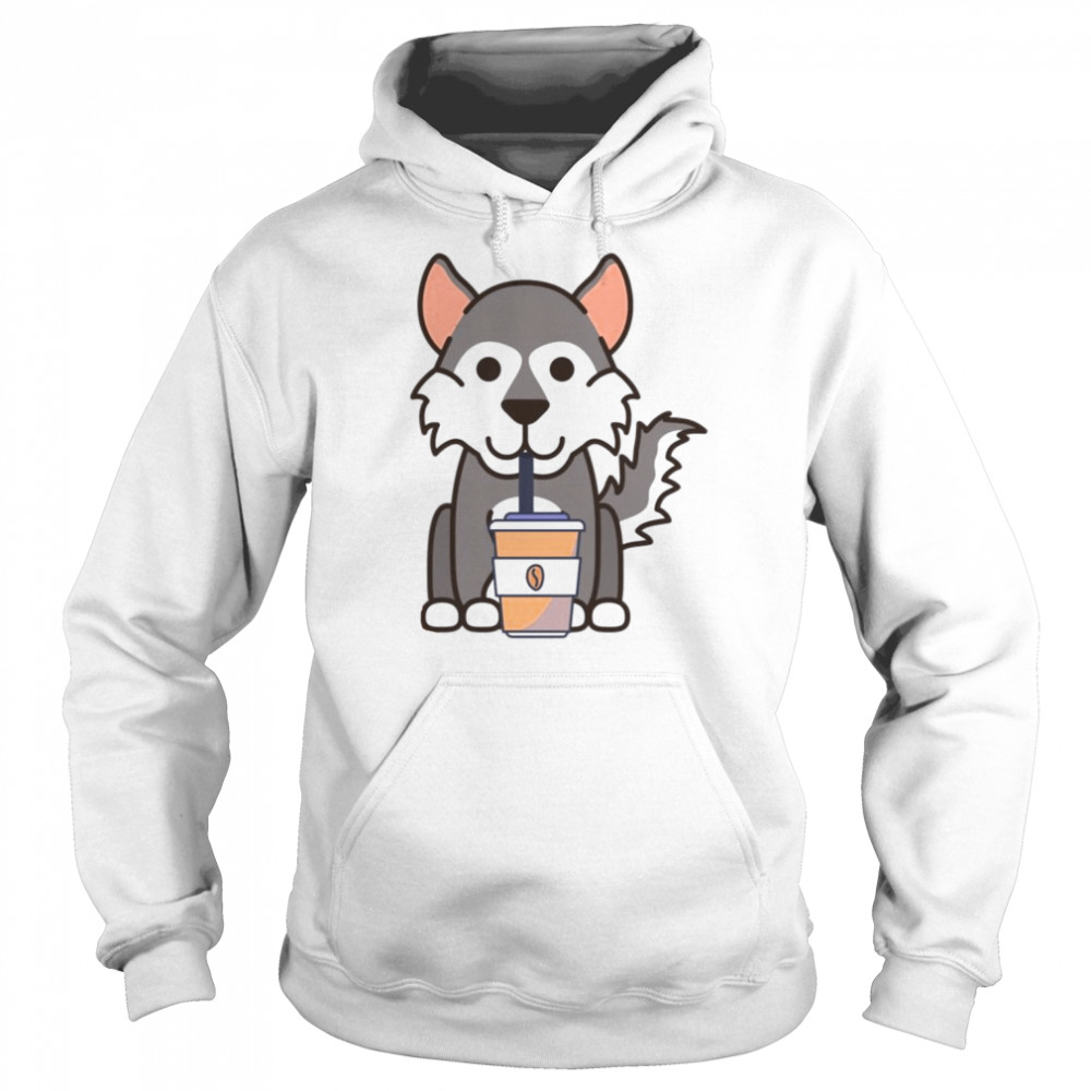 Huskycoffee Husky Donut  Unisex Hoodie