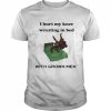 I Hurt My Knee Wrestling In Bed With Grown Men Shirt Classic Men's T-shirt