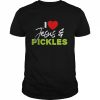 I Love Pickles and Jesus Pickle Vegetable Farming Vegetarian T-Shirt Classic Men's T-shirt