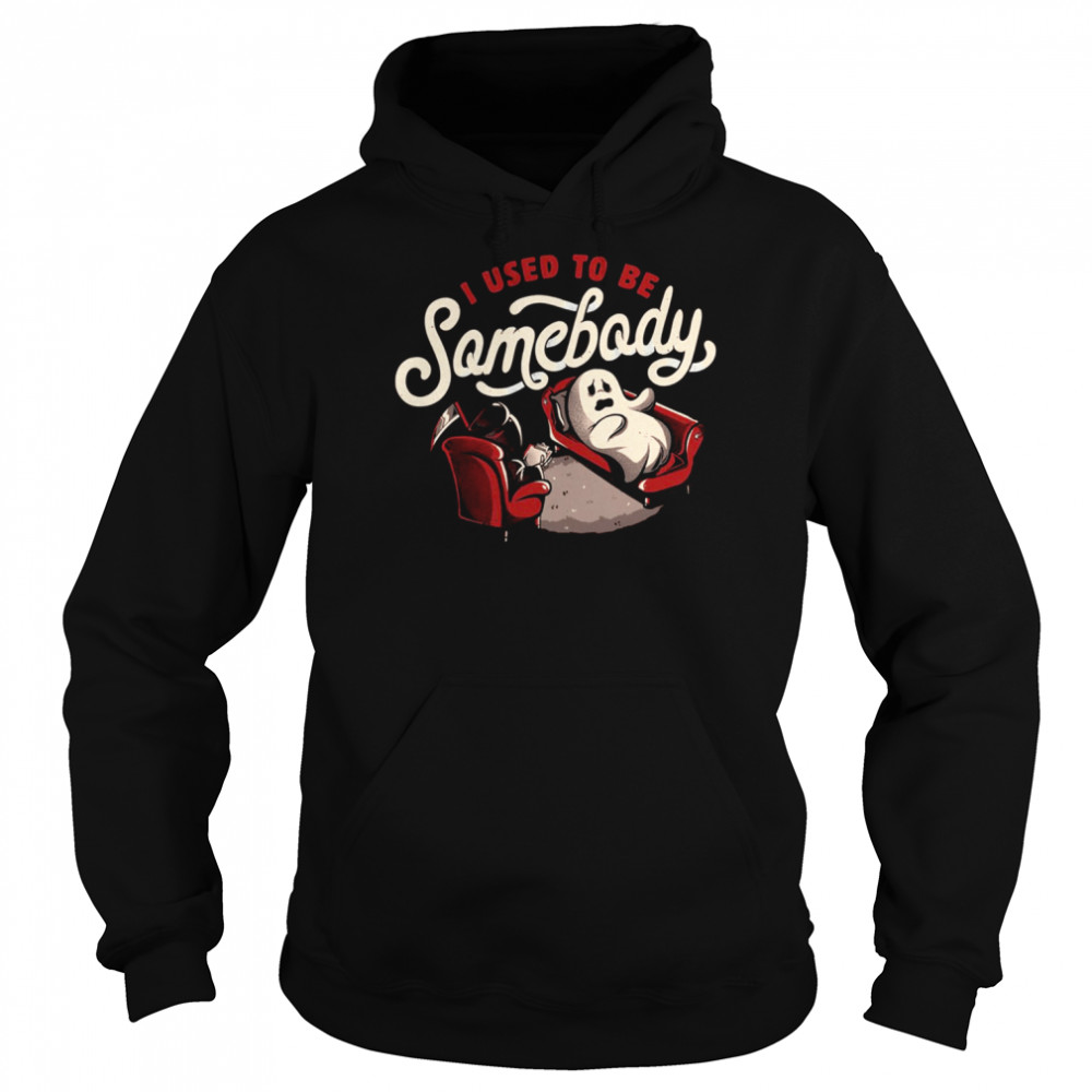 I Used to Be Somebody Funny Halloween Spooky Ghost  Unisex Hoodie