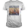 I like Beer and Pickleball and maybe 3 people vintage  Classic Men's T-shirt