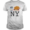 I love NY New York Bacon Egg and Cheese and Coffee T-Shirt Classic Men's T-shirt