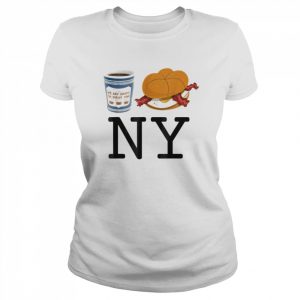 I love NY New York Bacon Egg and Cheese and Coffee T-Shirt Classic Women's T-shirt