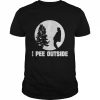 I pee outside  Classic Men's T-shirt