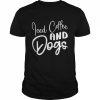 Iced Coffee And Dogs Coffee Drinking Caffeine Lover Pet Dog T-Shirt Classic Men's T-shirt