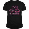 I’m A Survivor Breast Cancer Awareness Pink Ribbon Flower T-Shirt Classic Men's T-shirt